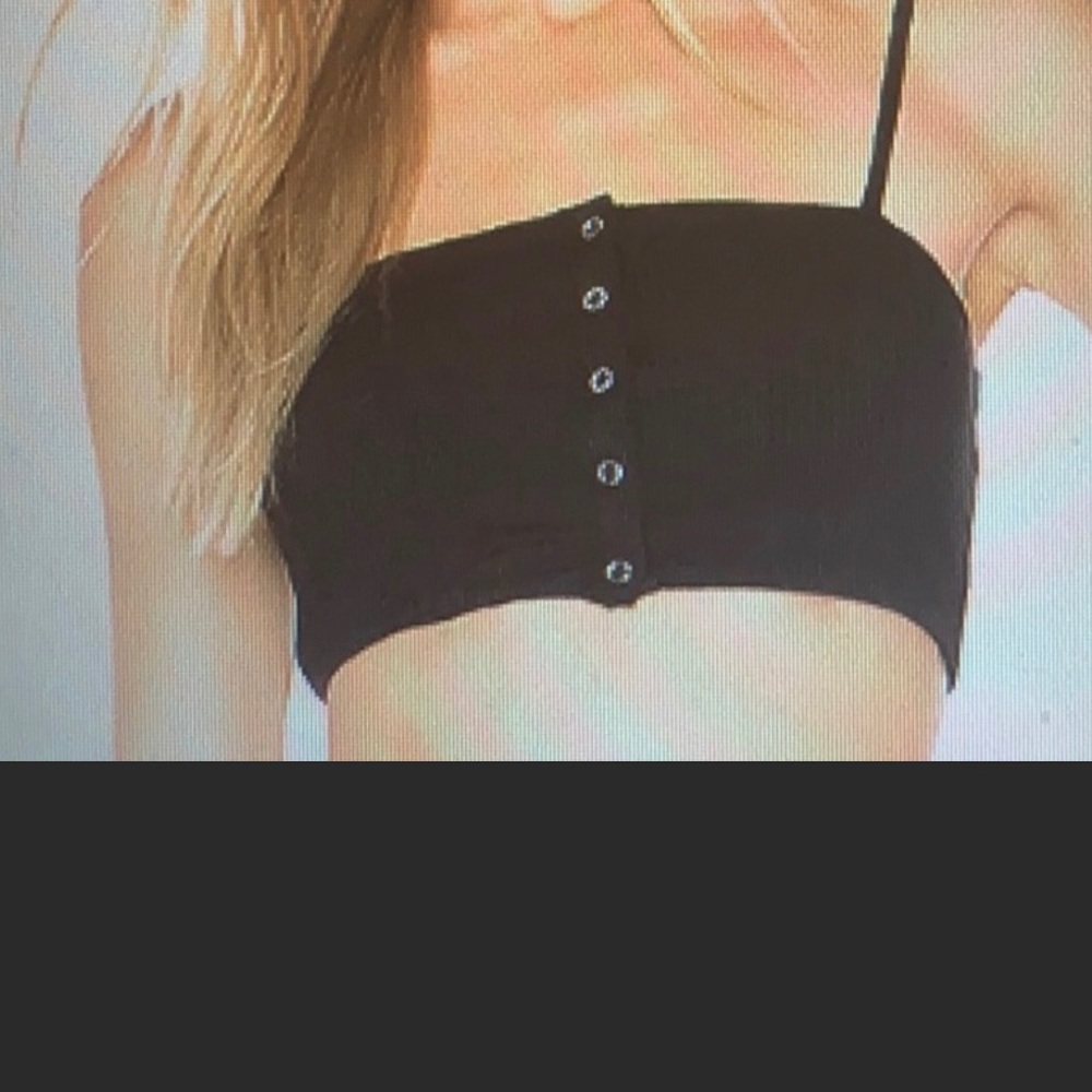 Privacy Please black tank!  NWT size large. Black